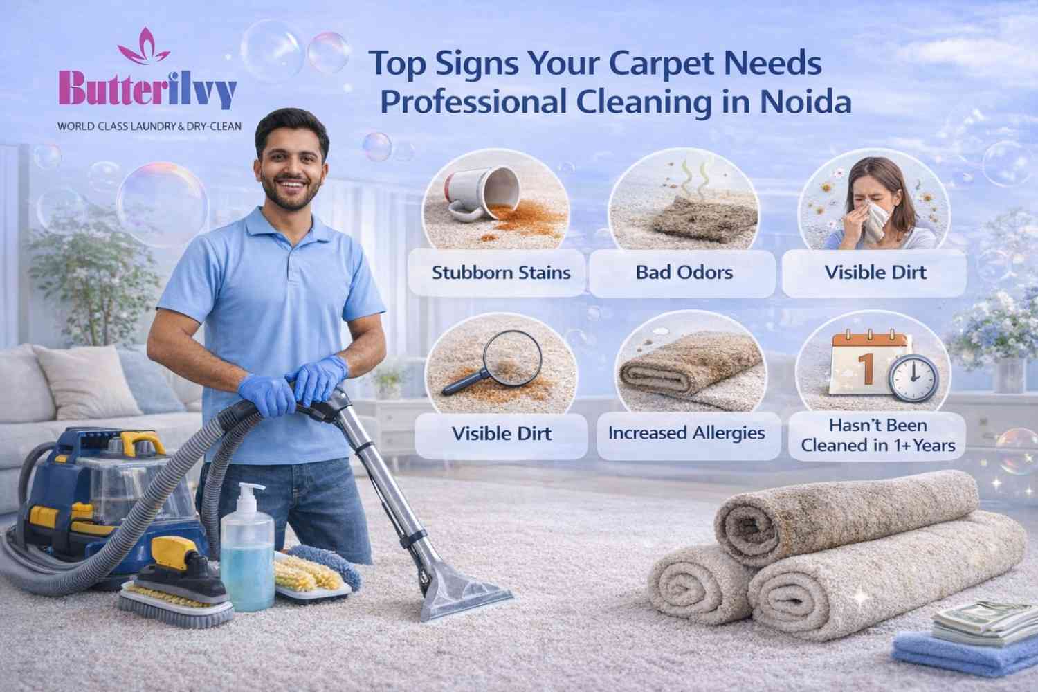 Top Signs Your Carpet Needs Professional Cleaning in Noida