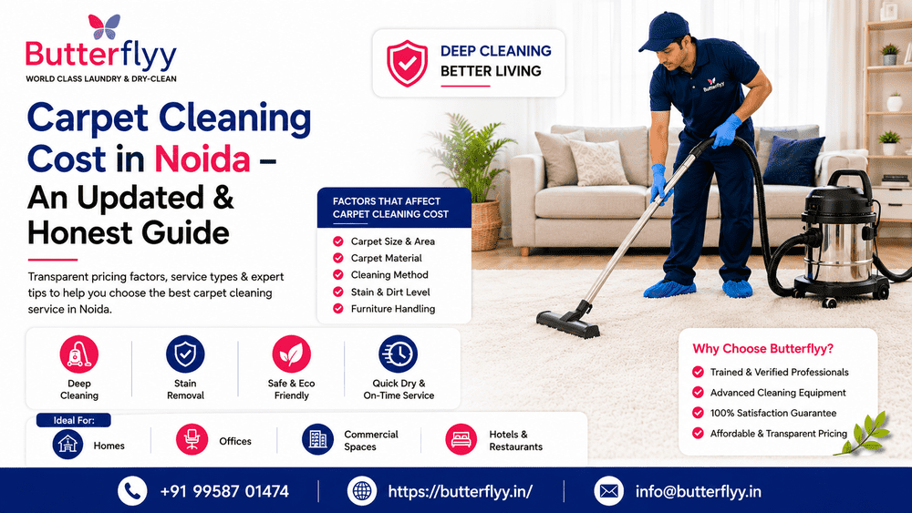 Carpet Cleaning Cost in Noida – An Updated & Honest Guide