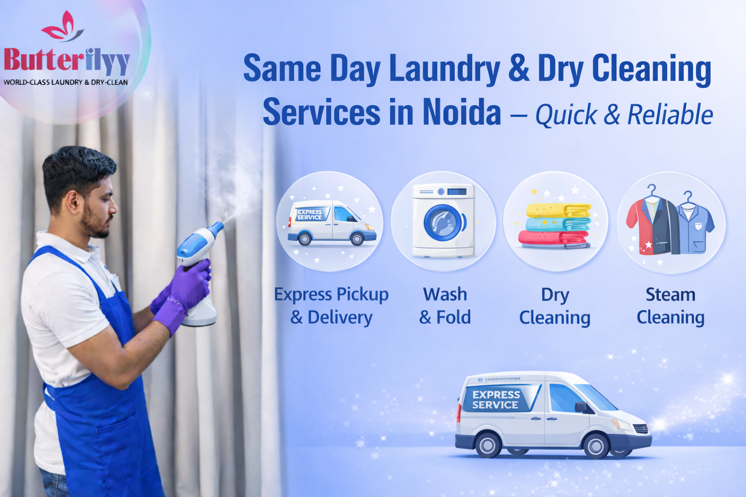 Same Day Laundry & Dry Cleaning Services in Noida — Quick & Reliable