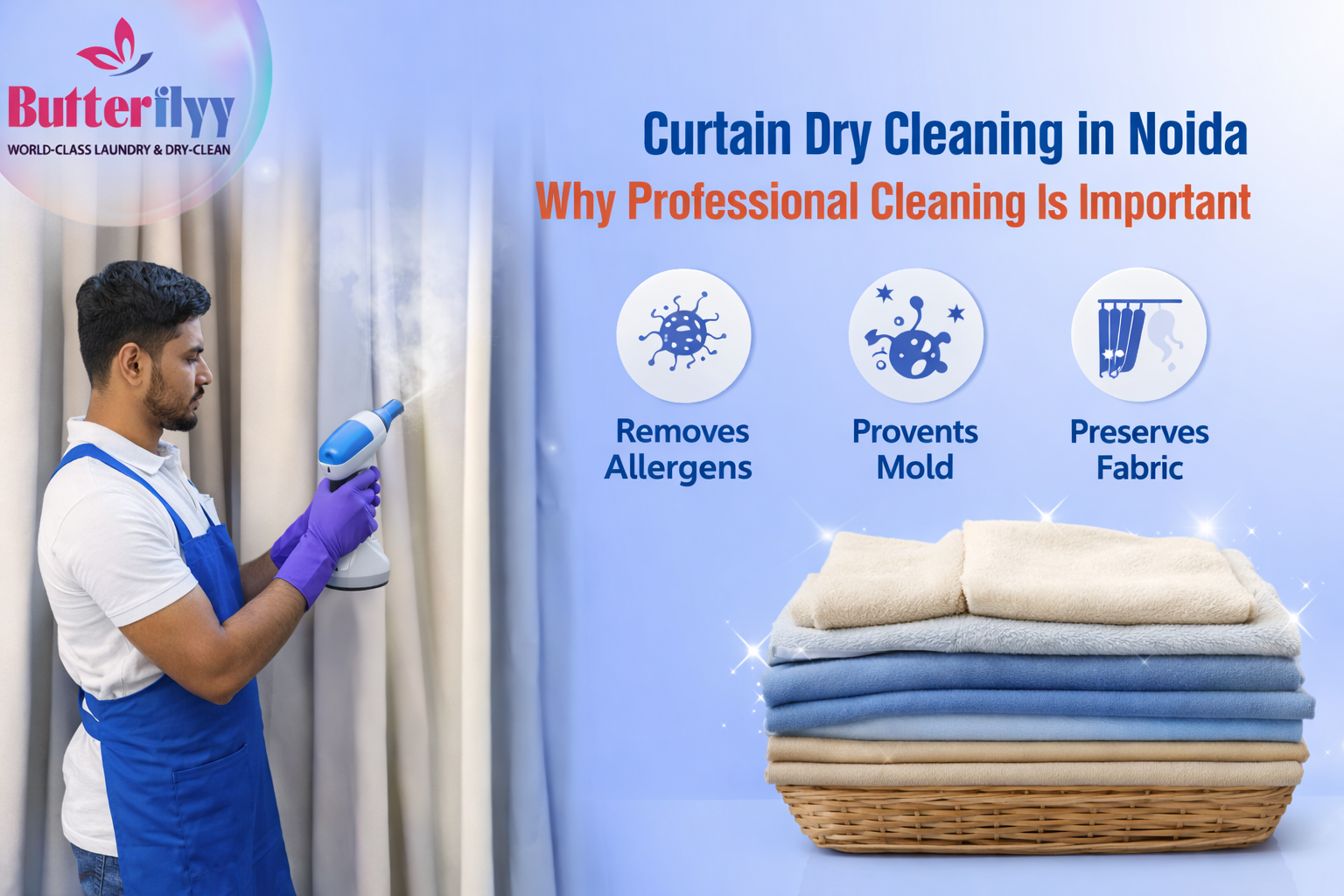 Curtain Dry Cleaning in Noida: Why Professional Cleaning Is Important