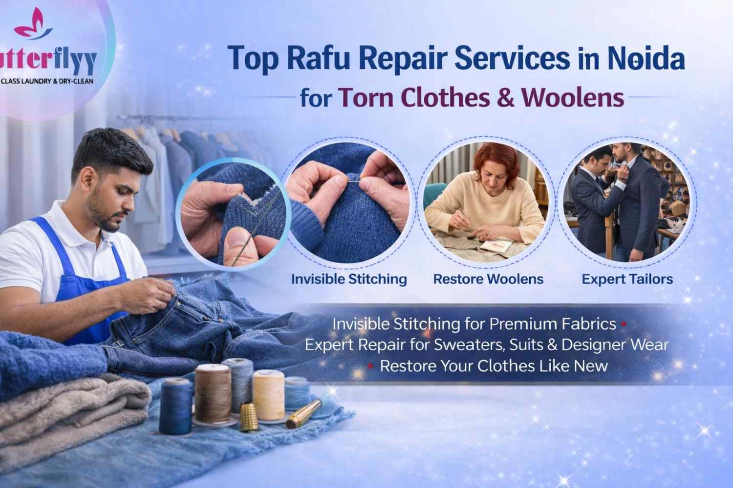 Top Rafu Repair Services in Noida for Torn Clothes & Woolens
