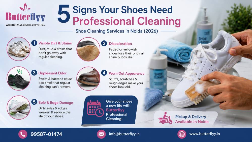 5 Signs Your Shoes Need Professional Cleaning | Shoe Cleaning Services in Noida (2026)
