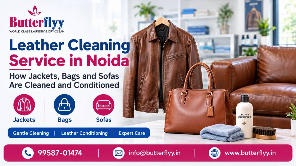 Leather Cleaning Service in Noida: How Jackets, Bags and Sofas Are Cleaned and Conditioned