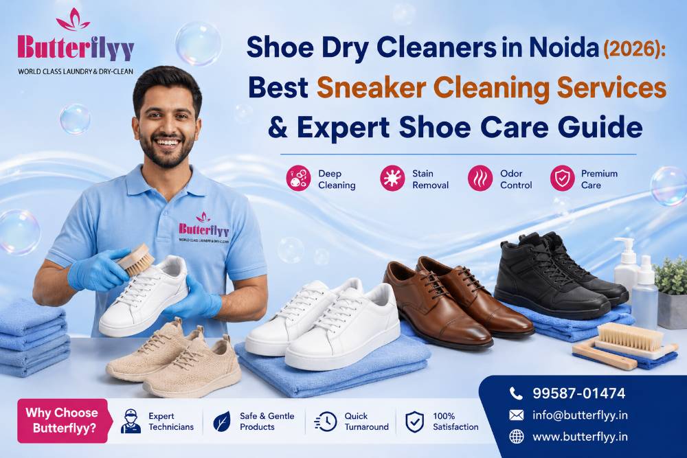Shoe Dry Cleaners in Noida (2026): Best Sneaker Cleaning Services & Expert Shoe Care Guide